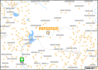 map of Pansong-ni