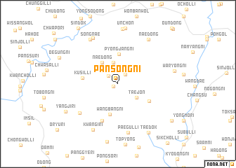 map of Pansong-ni