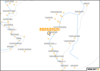 map of Pansŏng-ni