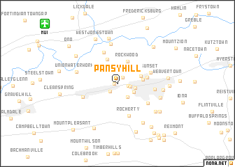 map of Pansy Hill