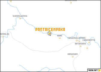 map of Pantaicempaka
