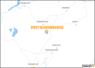 map of Pantaihambawang