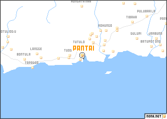 map of Pantai