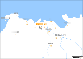 map of Pantai