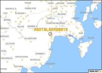 map of Pantalan Nabaye