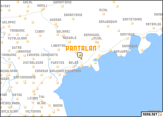 map of Pantalan