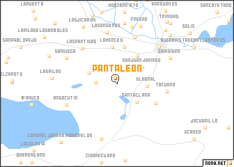 map of Pantaleón