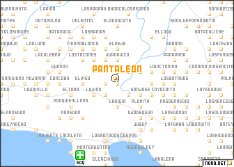 map of Pantaleón