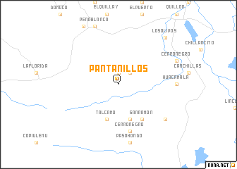 map of Pantanillos