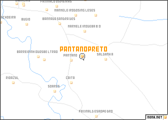 map of Pântano Préto