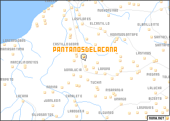 map of Pantanos de la Caña