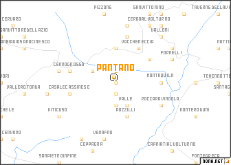 map of Pantano