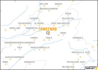 map of Pantano