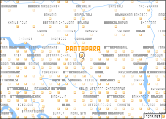 map of Pāntāpāra