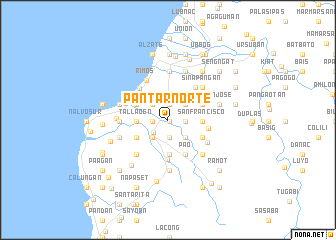 map of Pantar Norte