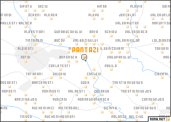 map of Pantazi