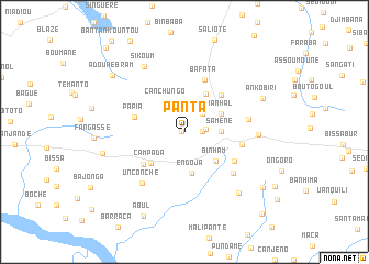 map of Panta