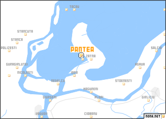 map of Pantea