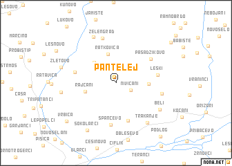 map of Pantelej