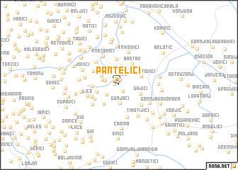 map of Pantelići