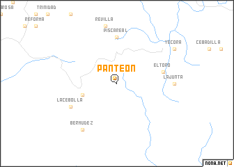 map of Panteón