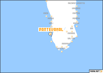 map of Pantévamal