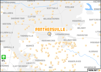 map of Panthersville