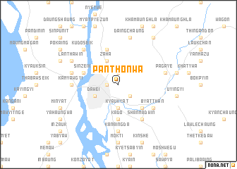 map of Panthonwa