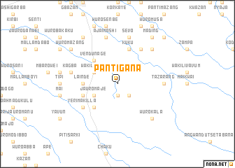 map of Pantigana