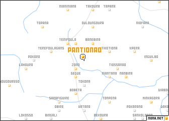 map of Pantionao