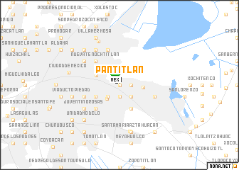 map of Pantitlán