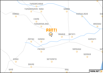 map of Panti