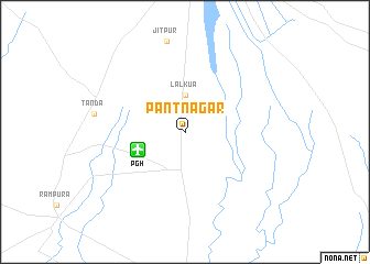 map of Pantnagar