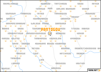 map of Pantogou
