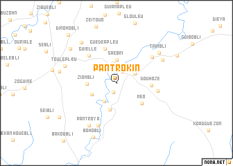 map of Pantrokin