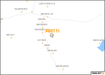 map of Päntti