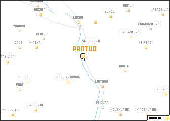 map of Pantuo