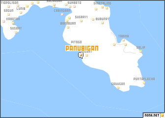 map of Panubigan