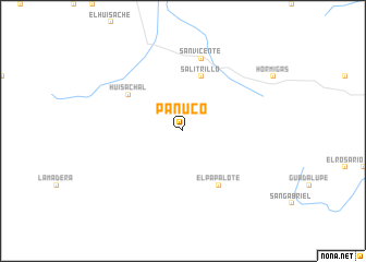 map of Pánuco