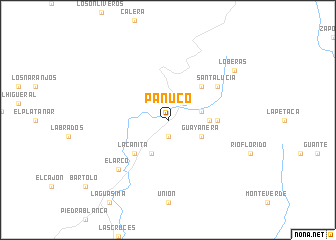 map of Pánuco