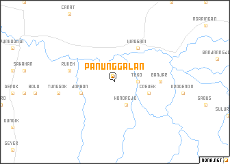 map of Panunggalan