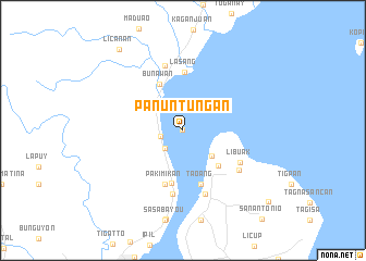 map of Panuntungan