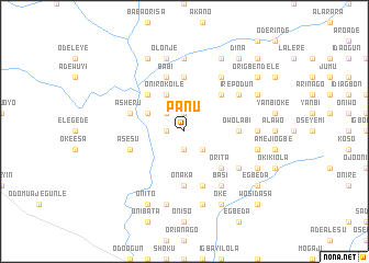 map of Panu