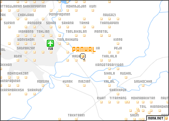 map of Panwāl