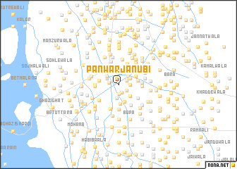 map of Panwār Janūbi