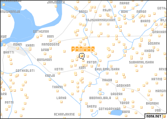 map of Panwār