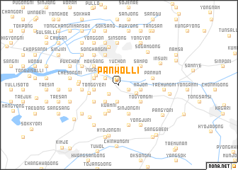 map of Panwŏl-li