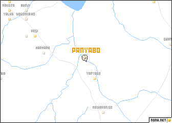 map of Panyabo