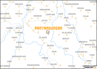 map of Panyandungan