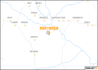 map of Panyanga